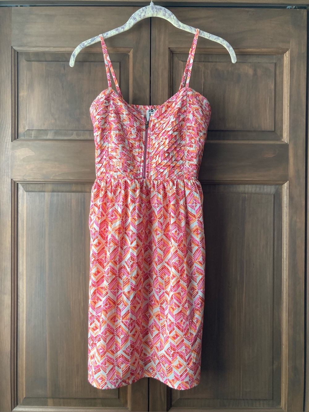 Roxy Simple & Vibrant Printed Dress Medium